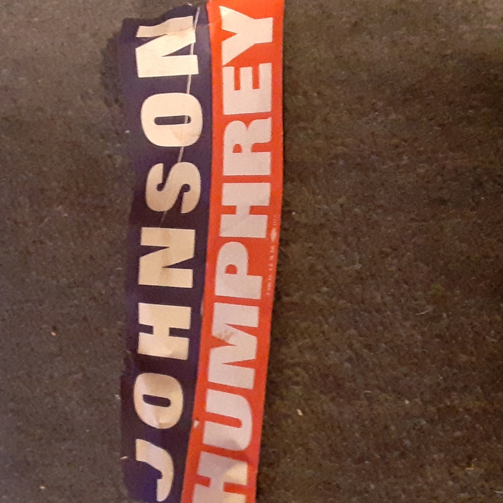 1960's bumper sticker